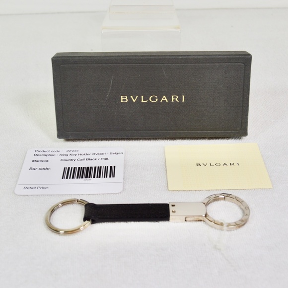 🆕🏷️ 💯Authentic  Bailey  BVLGARI BVLGAR Imens Keyring - Picture 4 of 7